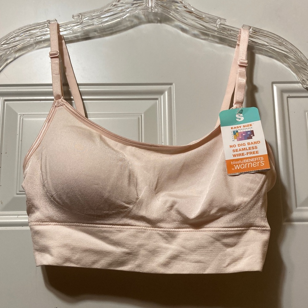 Warner's Seamless Wire-Free Bralette S NWT